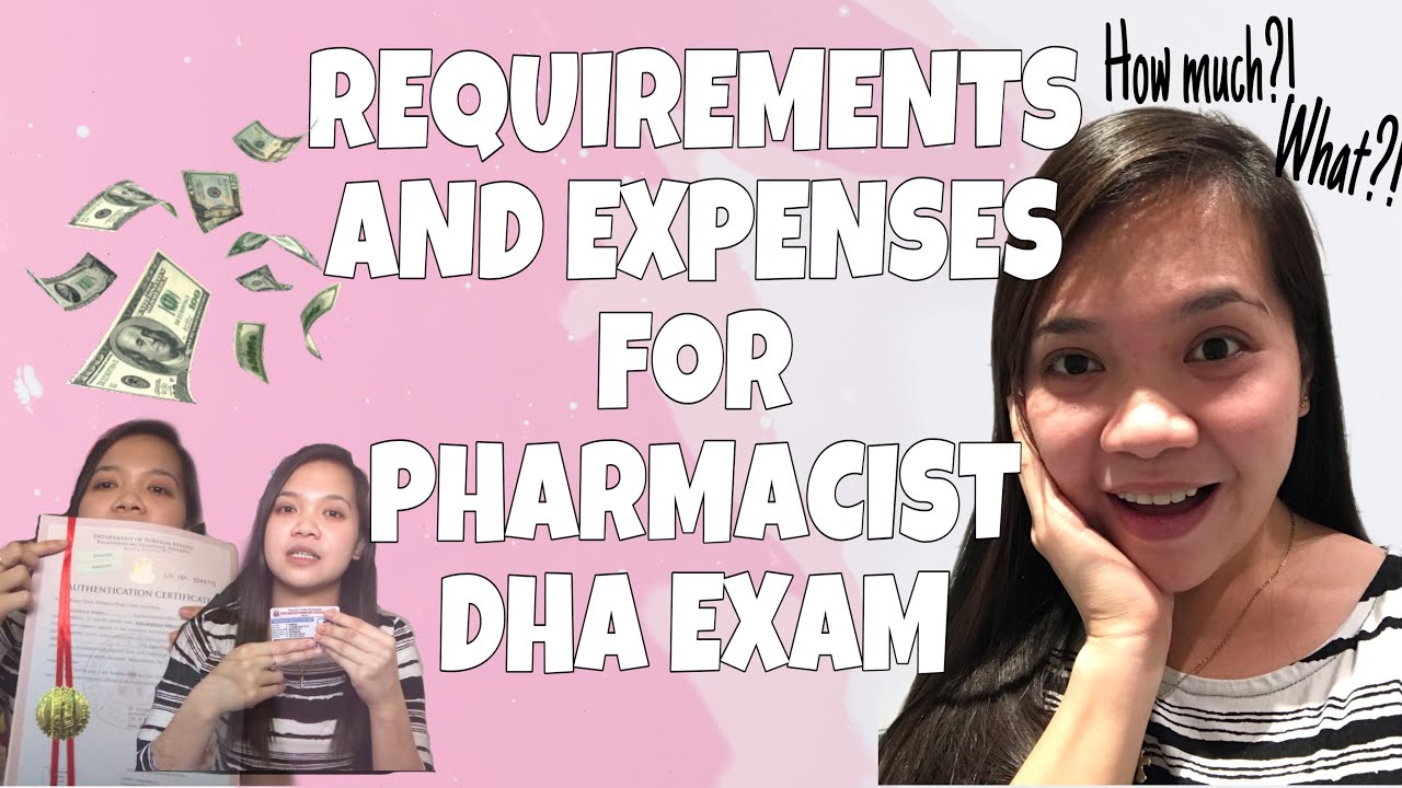 REQUIREMENTS and EXPENSES for PHARMACIST DHA EXAM💊🇦🇪 YouTube