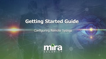Configuring Remote Syslogs