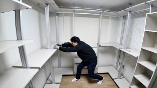 The Process of Creating Quick and Accurate Custom Dressing Room. Smart Korean Furniture Factory by All process of world 69,373 views 4 months ago 16 minutes