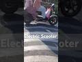 Electric Scooter Over The Bump In Slow-motion #slowmotion #electricscooter #ev