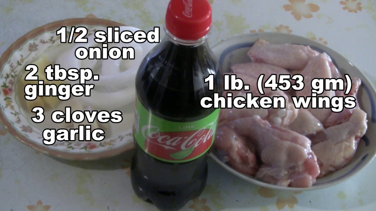 Chinese Style Coca Cola Chicken Wings (Instant Pot Chinese Cooking