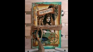 Hedgewitch Grimoire-Junk Journal (Sold) #journalingjunky #release_the_craftin