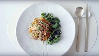 Tofu Noodles Stirfried with Vegetables