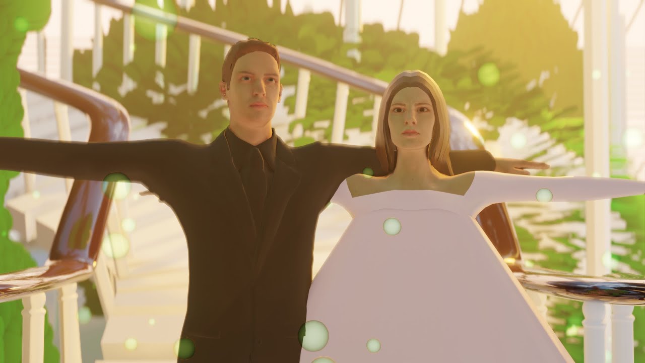 PewDiePie's wedding badly recreated in 3d