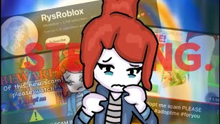 This Roblox YouTuber Was Stealing My Video, BUT!..