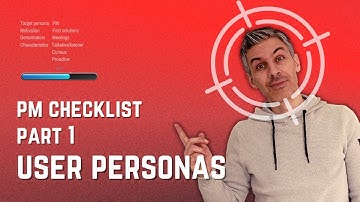 User Personas Explained | Product Manager Checklist Part 1