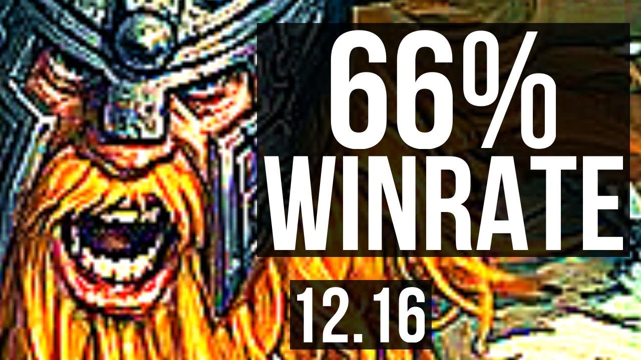 OLAF vs WARWICK (TOP) | 7 solo kills, 66% winrate, Legendary | EUW Diamond | 12.16