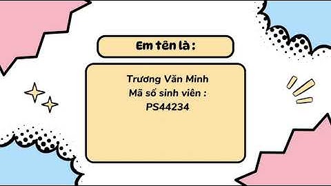 Assignment 2 - Nhập Môn Công Nghệ Thông Tin | PS44234 | ITI101