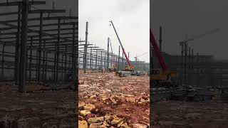 Commercial building #automobile #buildings #prefabworkshop #steelstructure