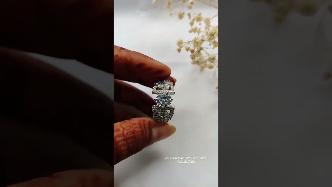 3 carat Diamond Cocktail Ring ✨