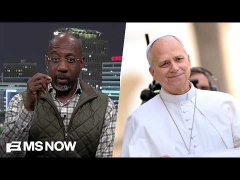 Warnock praises Pope Leo: ‘He has challenged this war-mongering president'
