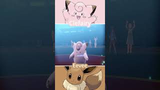 CLEFAIRY vs EEVEE | Pokémon Battle #pokemon