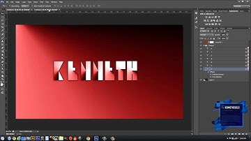 Photoshop CS6 Paper Origami Text Effect