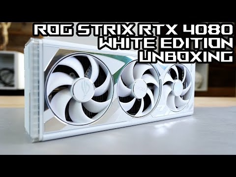 ASUS ROG STRIX GeForce RTX 4080 White OC Edition - Official Unboxing