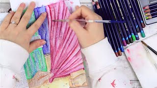 Details Inktense Pencils Tutorial - Bible Art Journaling Challenge Lesson 12 Update
