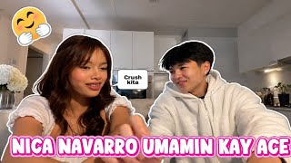 NICA NAVARRO UMAMIN KAY ACE 😱😱 OMG! #acenic #mannixtv #mannixfam #fyp 