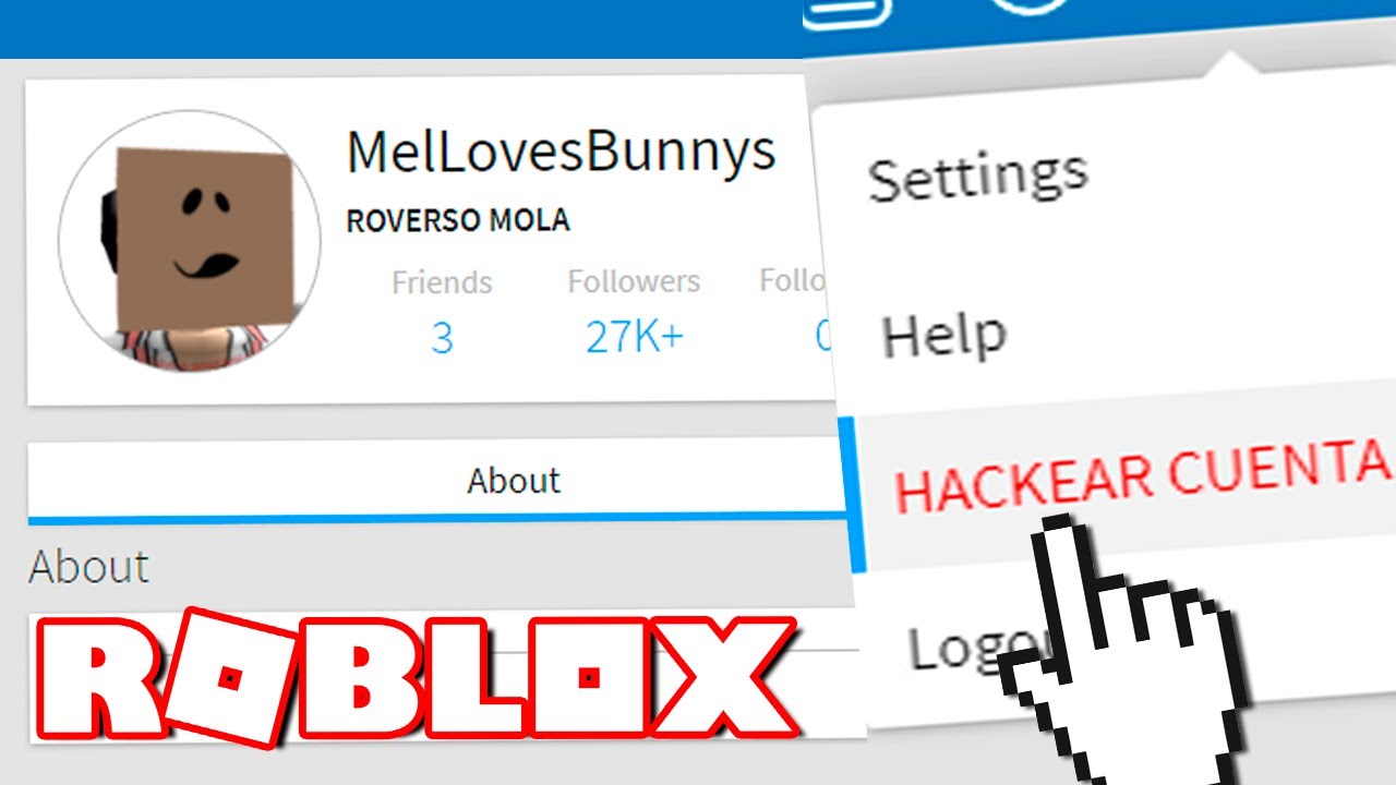 Como Hackear Mi Propia Cuenta De Roblox