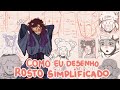 Como eu desenho o rosto simplificado | Tutorial