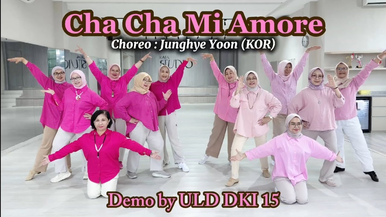 Cha Cha Mi Amore Line Dance ~ Junghye Yoon (KOR) | Demo by ULD DKI 15 