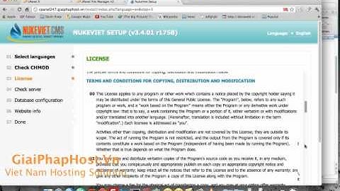 Hướng dẫn cài đặt NukeViet hoàn chỉnh nhất