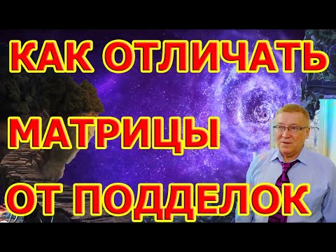 Как Отличить Настоящую Матрицу Гаряева от Поддельной