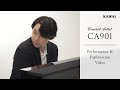 KAWAI CA901 88鍵 頂級旗艦數位電鋼琴 多色款 product youtube thumbnail