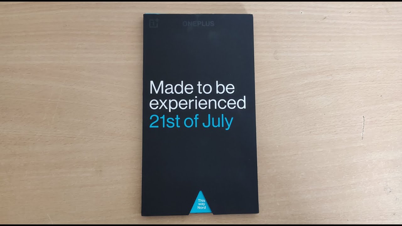 OnePlus Nord AR Launch Invite Unboxing || Unvealing Nord || Smart Technology