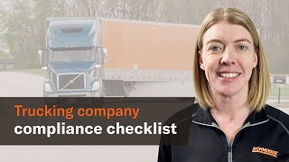 Trucking compliance checklist for owner-operators