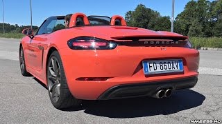 2016 Porsche 718 Boxster S Exhaust Sound - Start Up, Revs, Accelerations, FlyBys & More!!