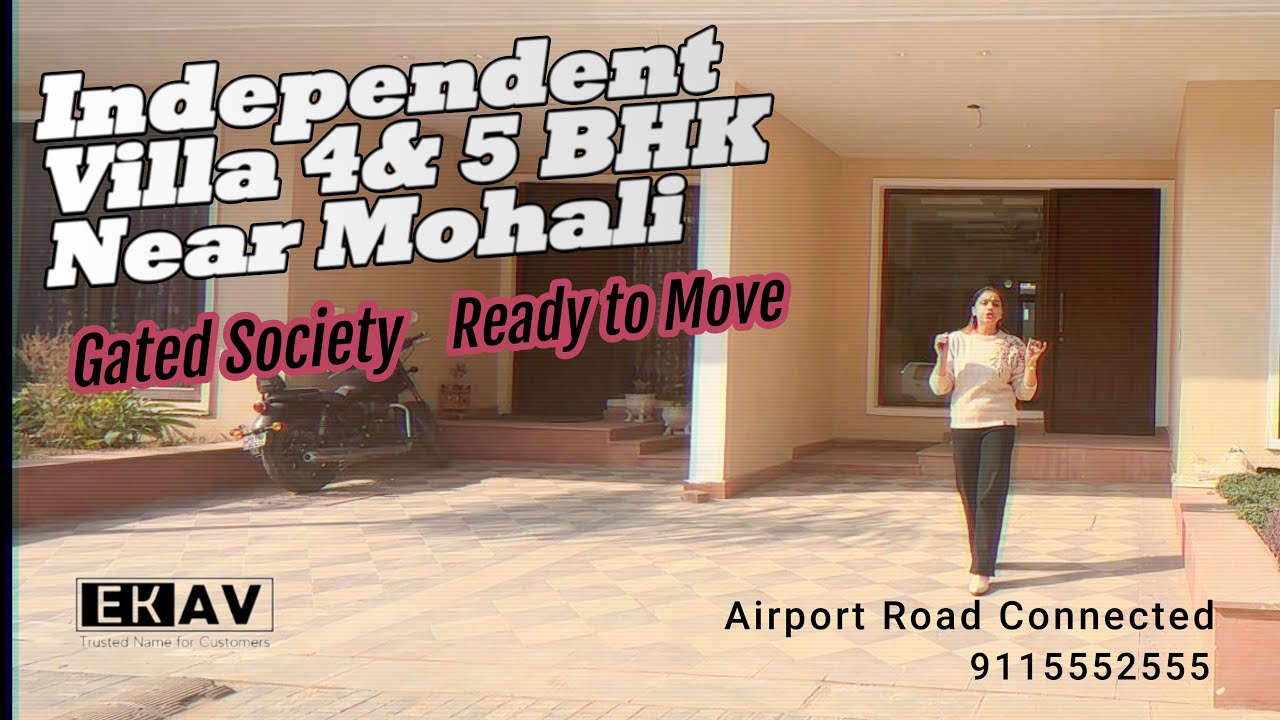 Aerocity Mohali Luxury Villas Tour | 4 & 5 BHK Gated Community with Top Amenities