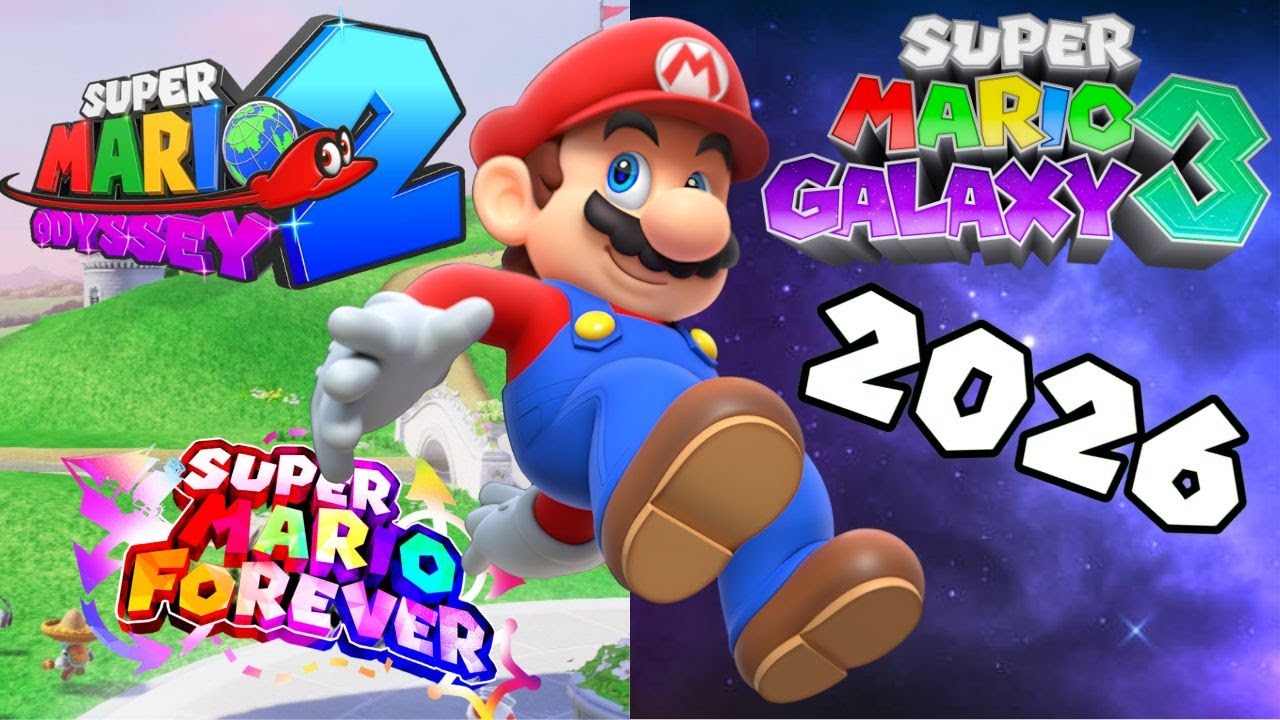 Представляем новую 3D-игру про Марио, выход которой запланирован на 2026 год!