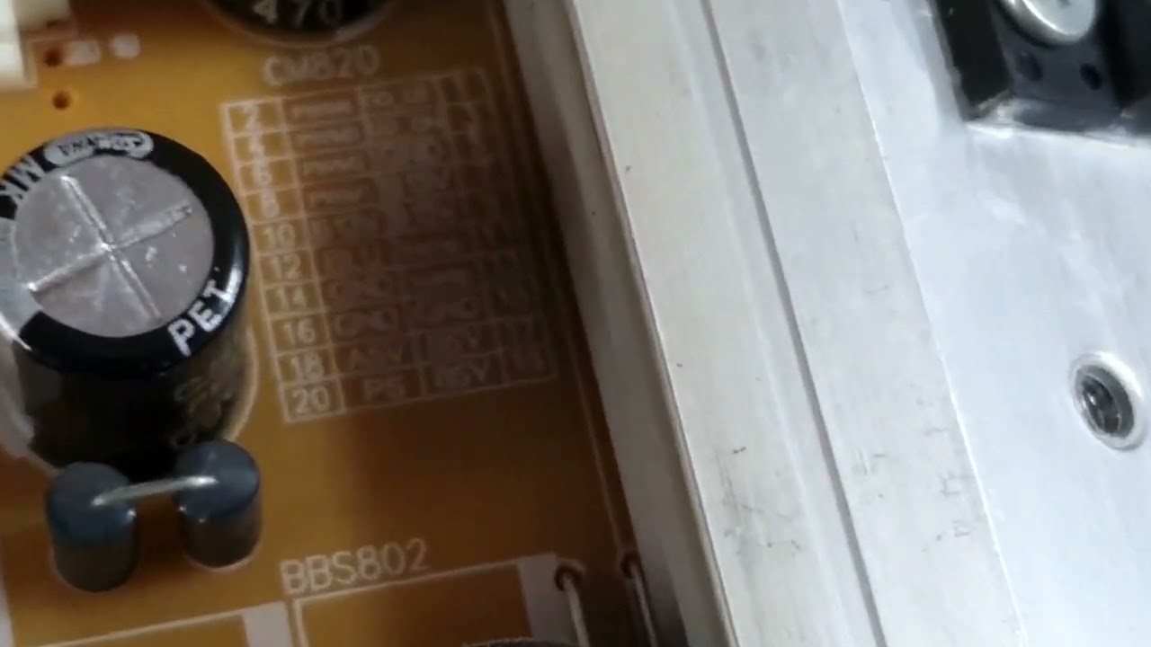 Samsung UE46ES8000 clicking problem repair tip