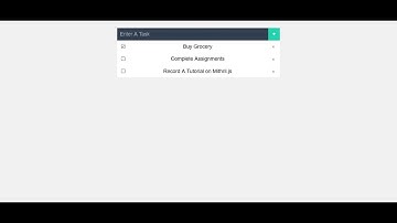 Web Development #3: Simple To Do List Application using Mithril.js