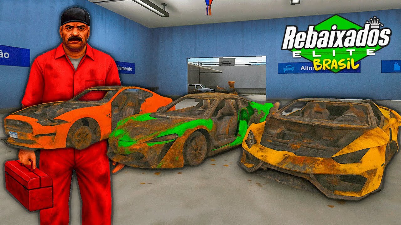 VIREI MECÂNICO POR UM DIA no REBAIXADOS ELITE BRASIL