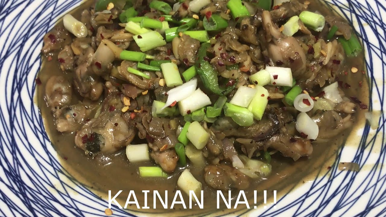HOW TO COOK OYSTER CLAM ADOBO QUICK SPICY SEAFOOD DISH [ EstilongPinoyCanada ] YouTube