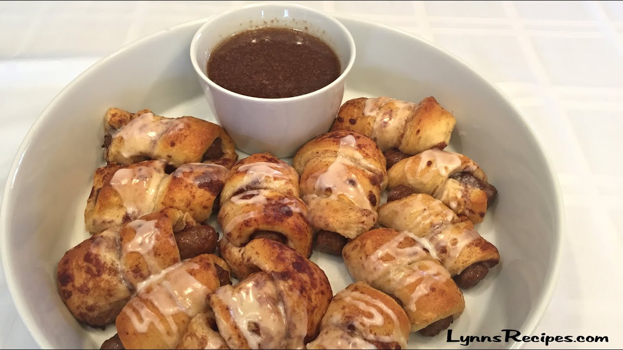 Cinnamon Roll Pigs in a Blanket Dunkers Lynn's Recipes YouTube