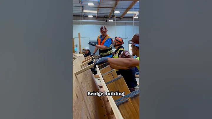 Bridge Building #norcalcarpenterstraining #union #carpenter #fyp #bridge #concrete #apprentice