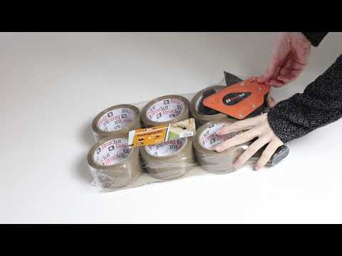 How to use the Brackit brown tape packaging