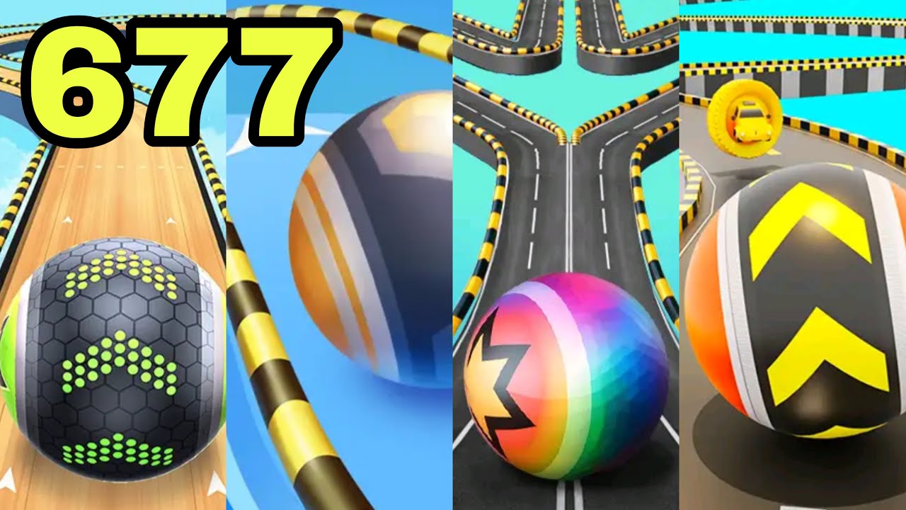 Going Balls - SpeedRun Challenge VS Action Balls, Rolling Balls, City Ball Run Walkthrough 677