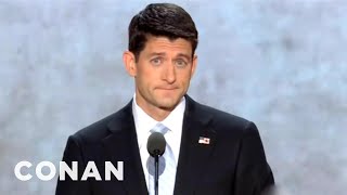 Paul Ryan Is A Little Immature | CONAN on TBS