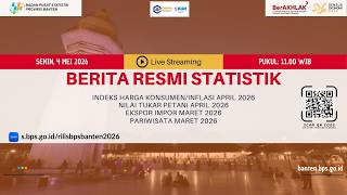 Rilis Berita Resmi Statistik Provinsi Banten 4 Mei 2026