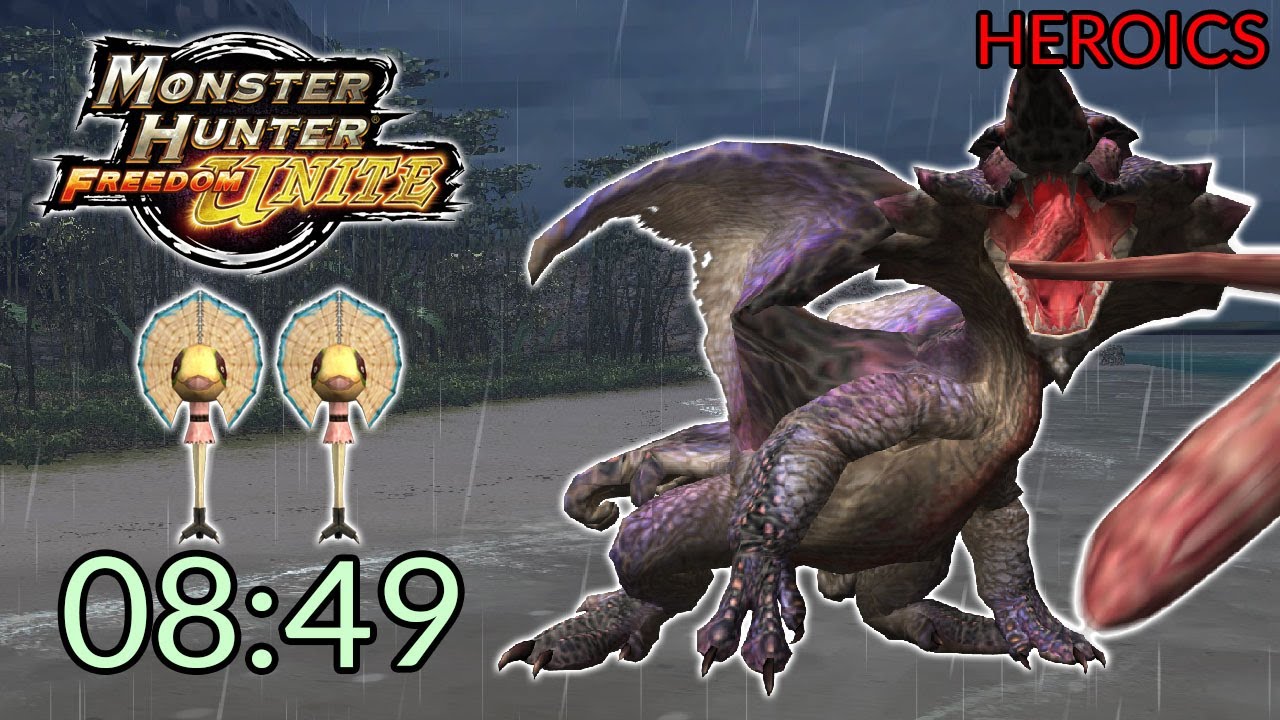 MHFU | Chameleos vs Dual Kut-Ku (Heroics) 