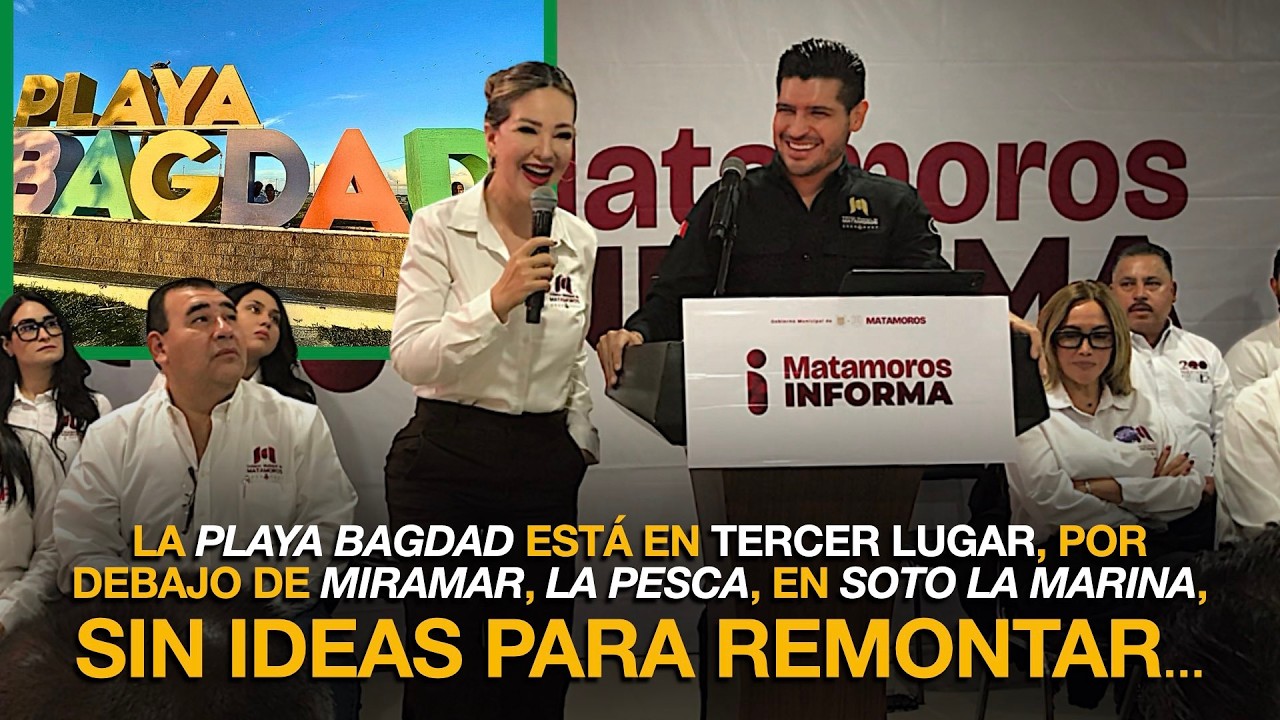 LA PLAYA BAGDAD ESTÁ EN TERCER LUGAR, POR DEBAJO DE MIRAMAR, LA PESCA, EN SOTO LA MARINA…