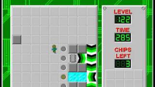 Chip's Challenge 1 Level 122 (Totally Fair) - 272 seconds