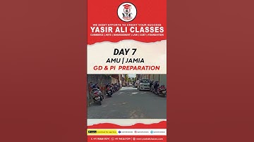 Day-7, AMU | JAMIA | MBA GD & PI Preparation | MBA ENTRANCE 22-23 ~ Yasir Ali Classes