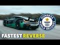 Fastest Speed Driving In Reverse - Guinness World Records