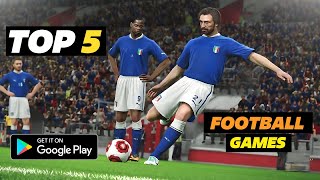 TOP 5 BEST FOOTBALL GAMES FOR ANDROID - High Graphics ✅ | Online/Offline screenshot 5