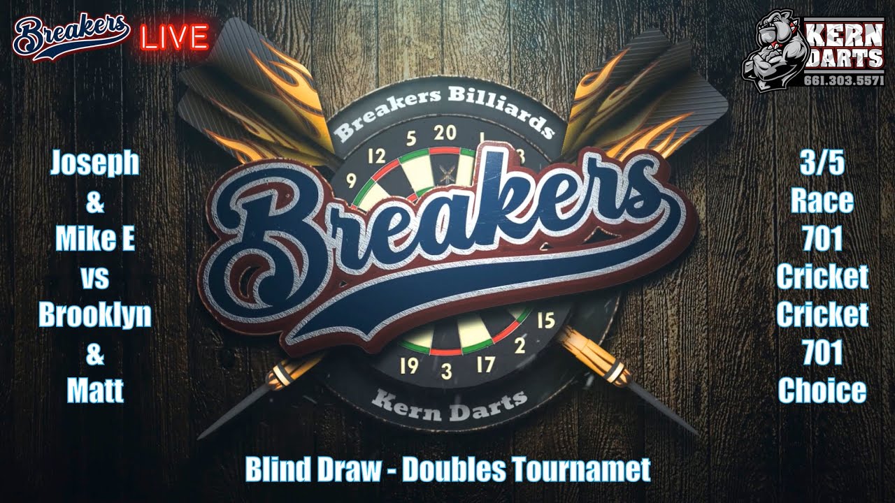 Image of video the Darts Blind Draw - Doubles Joseph/Mike E vs Brooklny/Matt 14