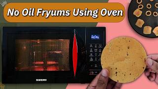 How to Make Fryums in Oven | No Oil Snack in 5 Minutes!