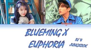 IU & JUNGKOOK - BLUEMING X EUPHORIA [MASHUP] | Color Coded Han/Rom/Eng